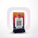 Instagram QR Code NFC Stand in India | Instagram Scanner Stand | QR Code Stand for Shop | Trazi store