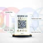 Premium QR Code NFC Stand in India | Review Stand | NFC Stand