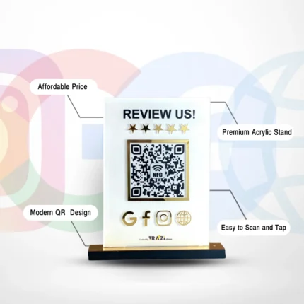 Premium QR Code NFC Stand in India | Review Stand | NFC Stand